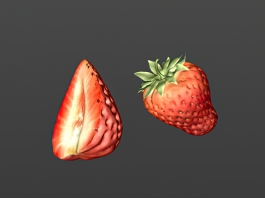 Sweet Strawberry 3d model preview