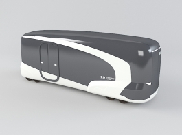 Futuristic Bus 3d preview