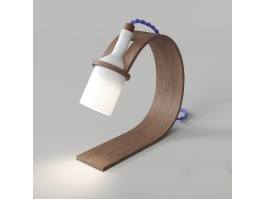 Glass Bottle Table Lamp 3d model preview