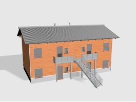 Steel Work Sheds 3d preview