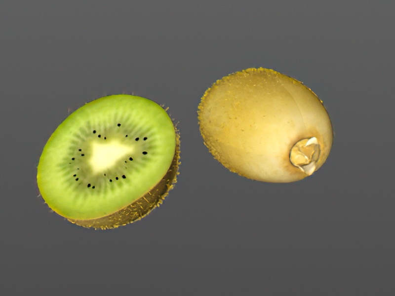 Green Kiwifruit 3d rendering