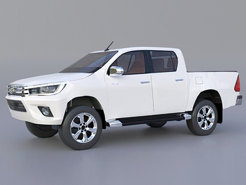 Toyota Hilux Pickup Truck 3d rendering