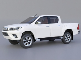 Toyota Hilux Pickup Truck 3d preview