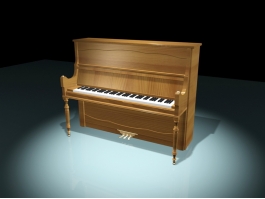 Upright Piano 3d preview