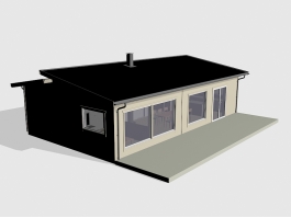 Simple Living Small House 3d preview