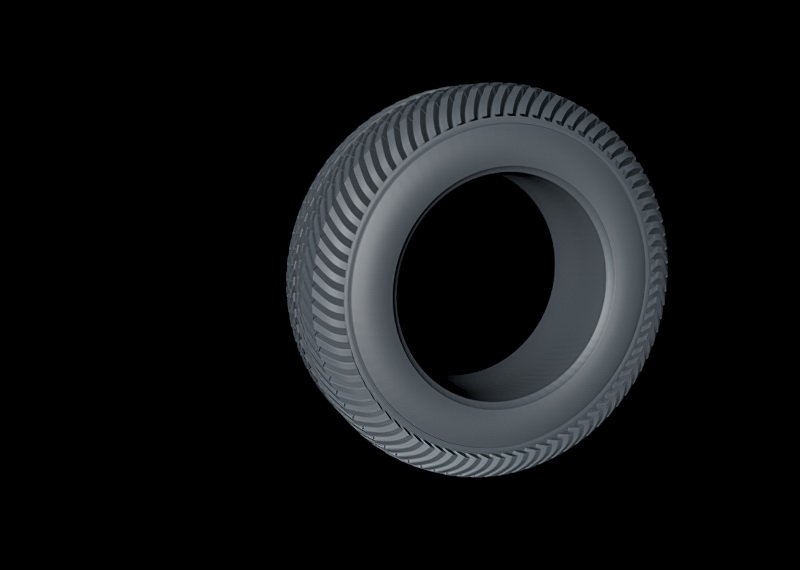Rubber Tyre Tire 3d rendering