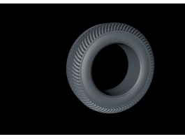 Rubber Tyre Tire 3d preview