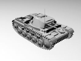 German Panzer I Tank 3d preview