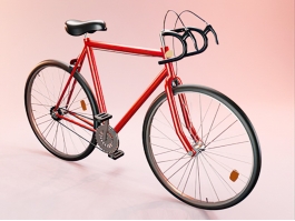 Red Road Bike 3d preview