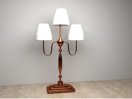 Antique Metal Table Lamps 3d preview