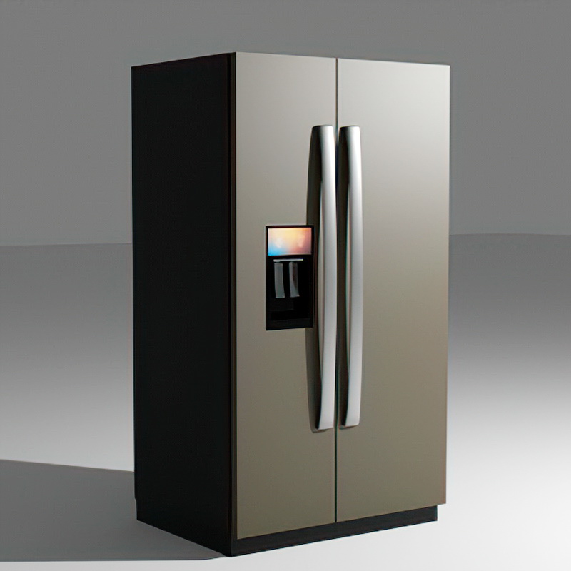Modern Refrigerator 3d rendering
