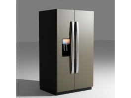 Modern Refrigerator 3d model preview