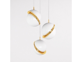 White Balls Chandelier 3d preview
