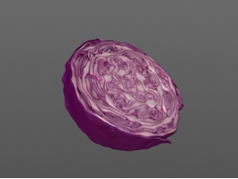 Red Cabbage 3d preview
