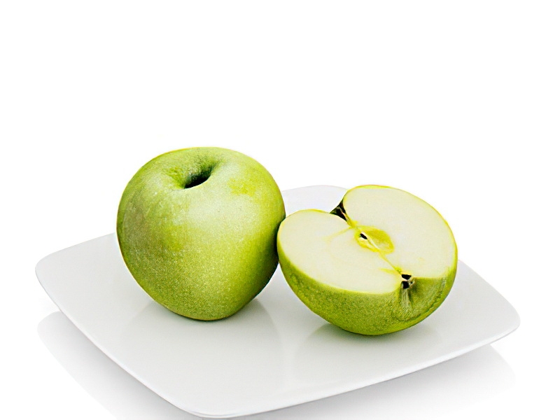 Green Apple 3d rendering