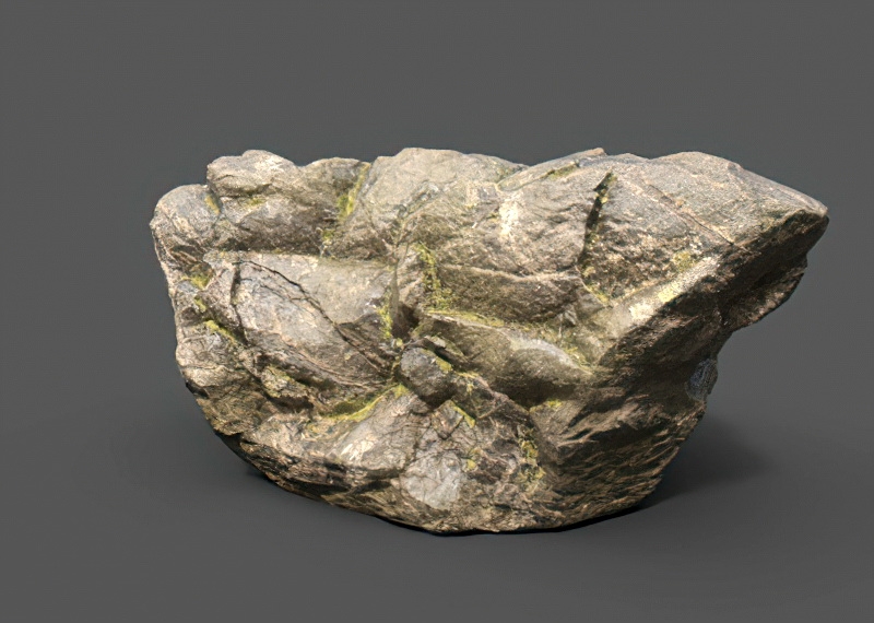 Realistic Jungle Rock 3d rendering