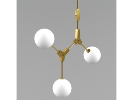 Molecular Shaped Chandelier 3d preview