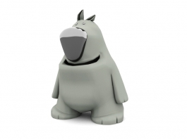Bear Cartoon Character 3d model preview