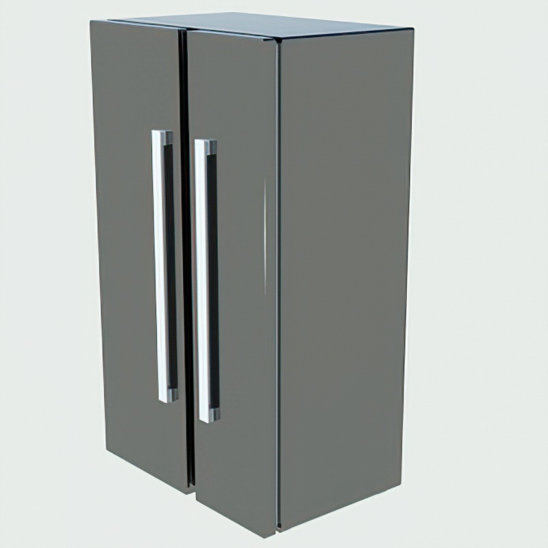 Built in Modern Refrigerator 3d rendering
