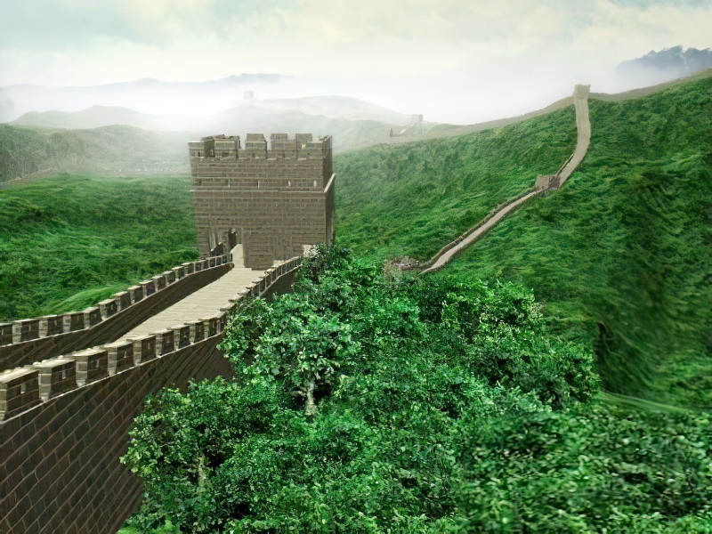 Great Wall of China 3d rendering