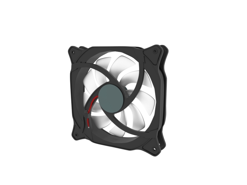 CPU Fan 3d rendering