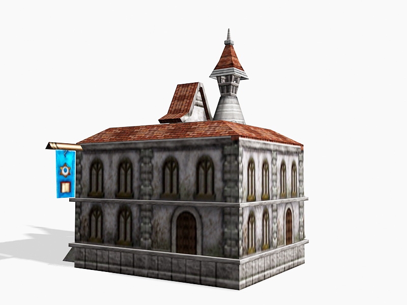 Medieval Times Shop 3d rendering