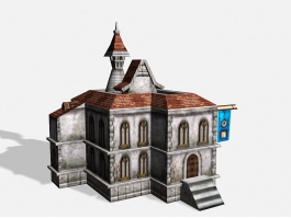 Medieval Times Shop 3d model preview