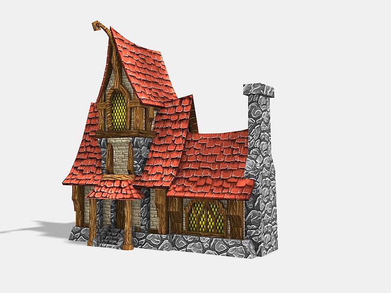 Fairytale House 3d rendering