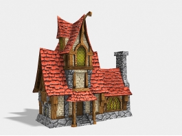 Fairytale House 3d model preview