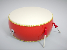 Taiko Drum 3d preview