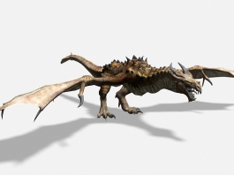 Bronze Dragon 3d model preview