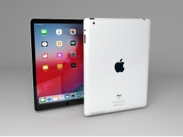 Apple iPad 3d model preview