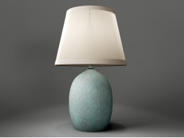 Antique Ceramic Table Lamp 3d model preview