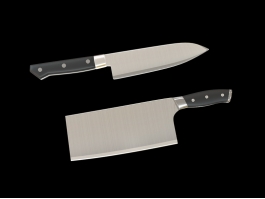 Kitchen Knives 3d preview