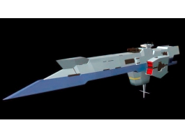 Spaceship Cruiser 3d preview