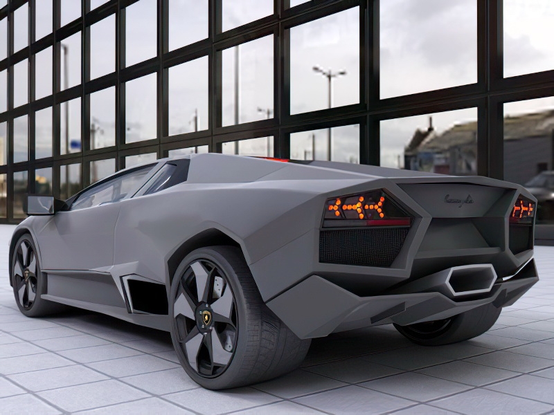 Lamborghini Reventon Roadster 3d rendering