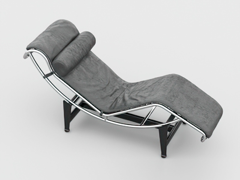 Outdoor Patio Lounge Chair 3d rendering