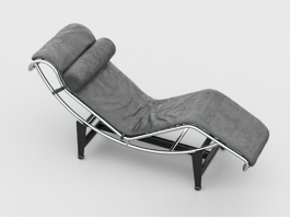 Outdoor Patio Lounge Chair 3d model preview