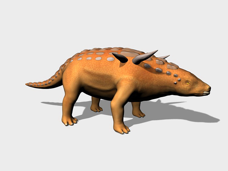 Edmontonia Dinosaur 3d rendering