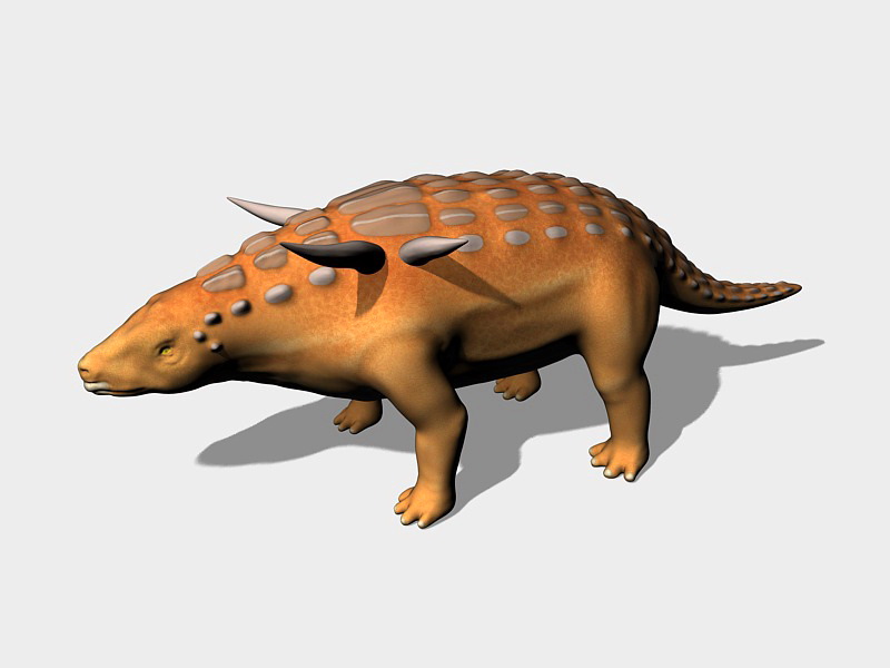 Edmontonia Dinosaur 3d rendering