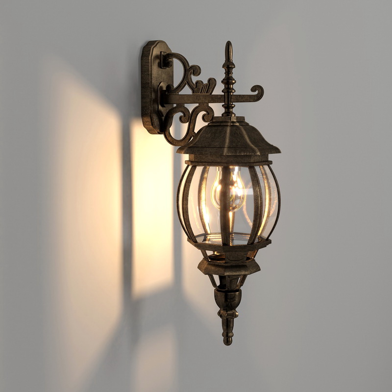 Antique Style Wall Sconce 3d rendering