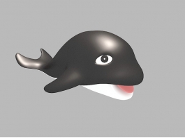 Killer Whale Cartoon 3d preview