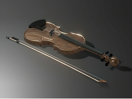 Original Stradivarius Violin 3d preview