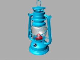 Antique Kerosene Lantern 3d preview