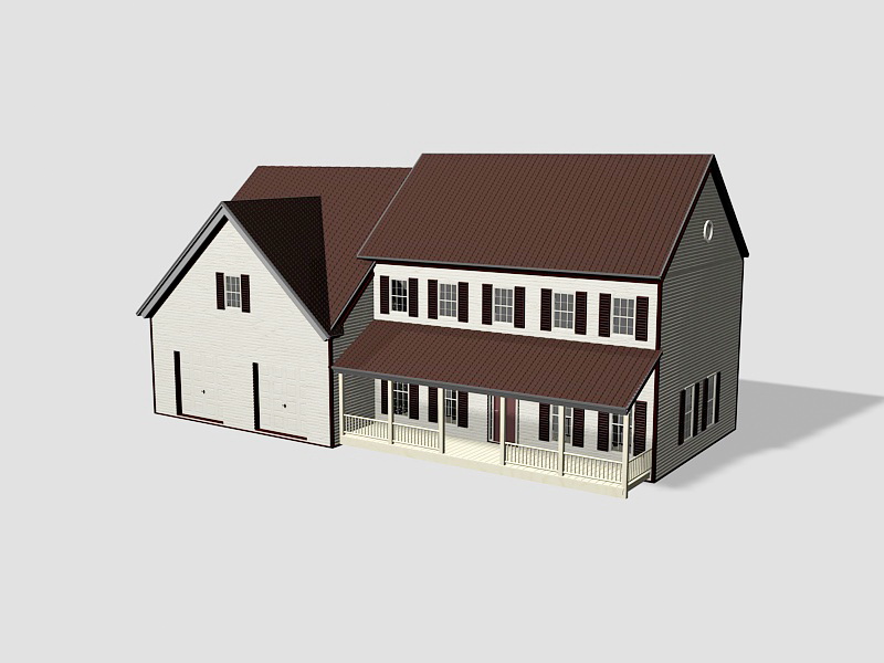Country House 3d rendering