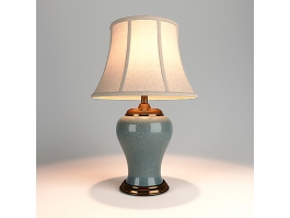 Ceramic Base Table Lamp 3d preview