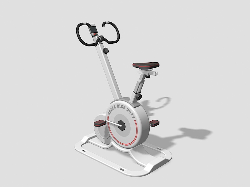 Exercise Stationary Bicycle 3d rendering