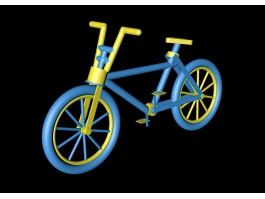 Blue Bike 3d preview