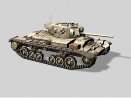 British Valentine Tank 3d preview