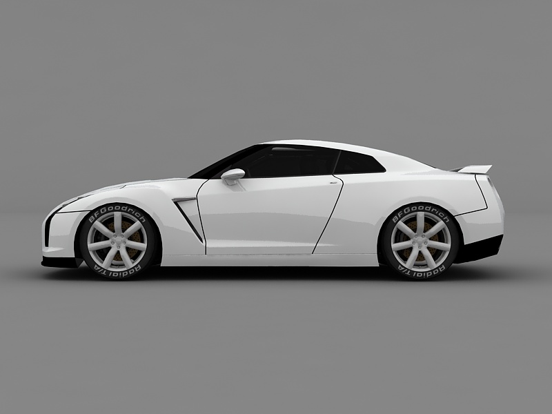 Need for Speed Nissan GT-R 3d rendering
